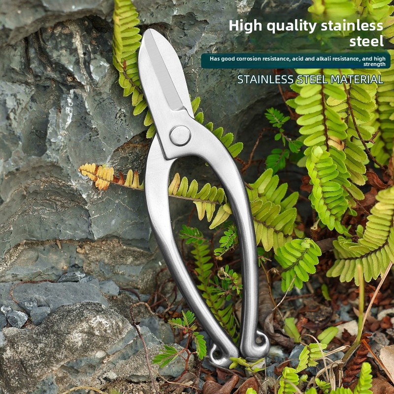 Bonsai Garden Knife - Edelstahl Ikebana Schere Gartenschere Blumenarrangement Schneidewerkzeug