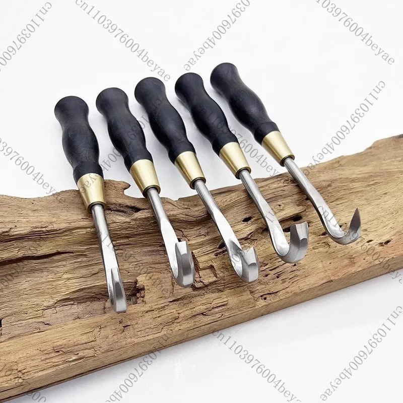 Bonsai Garden Knife - Gebürstetes Bonsai-Messerset, getrocknete Relikproduktion, Schnitzmodellierung, Hakenmesserzeichnung,