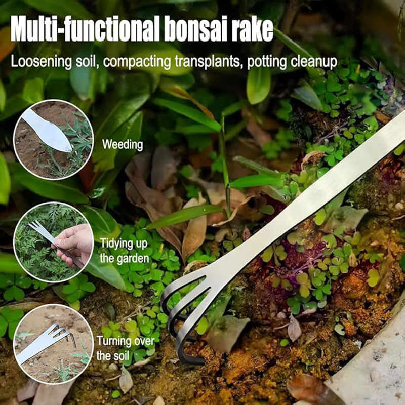 Wurzelrechen aus Edelstahl, ha – Bonsai Garden Accessories Bewertung und Preis