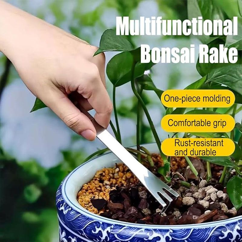 Wurzelrechen aus Edelstahl, ha – Bonsai Garden Accessories Bewertung und Preis