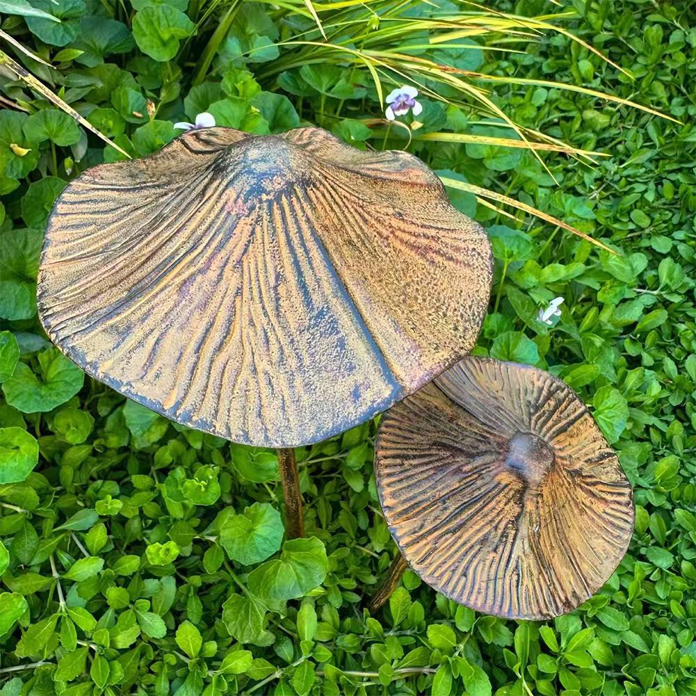 Retro Metall Rostiger Pilz Gar – Bonsai Garden Accessories Bewertung und Preis
