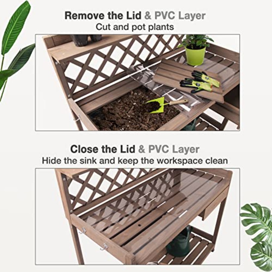 Gartenarbeitstisch für den Auß – Bonsai Garden Bench Bewertung und Preis