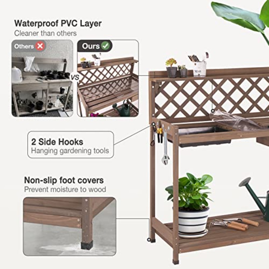 Gartenarbeitstisch für den Auß – Bonsai Garden Bench Bewertung und Preis